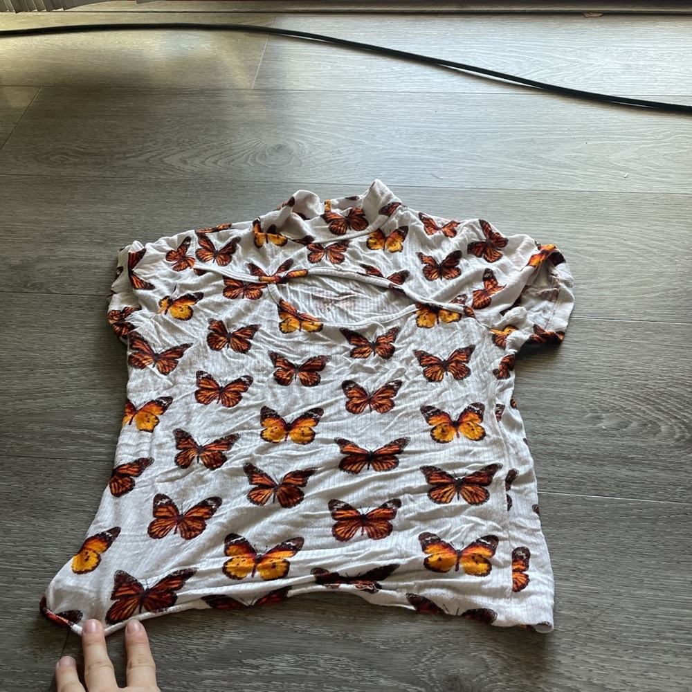 Cut out butterfly top